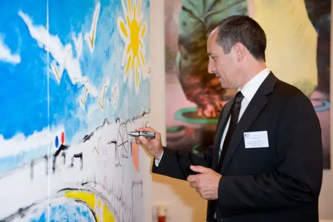 Fresque événementielle : VIP participation fresque cocktail Fresque événementielle : VIP participation fresque cocktail