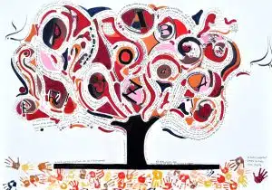 Team Building - Fresque Arbre à Mots/Voeux