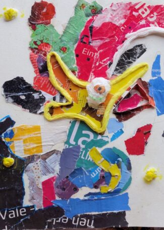 L'art du collage en atelier digital - pause artistique en télétravail