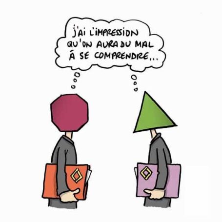 un dessin ou une illustration : un mot une image et un message percutaant et efficace