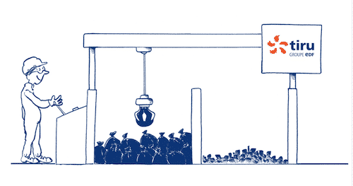 Illustration pour campagne lancement des nouveaux logos des filiales du groupe EDF Dalkia