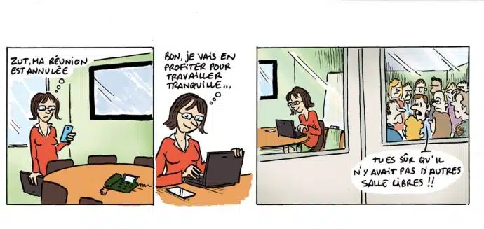 Dessin illustration : Communication interne, la vie en entreprise Dessin illustration : Communication interne, la vie en entreprise