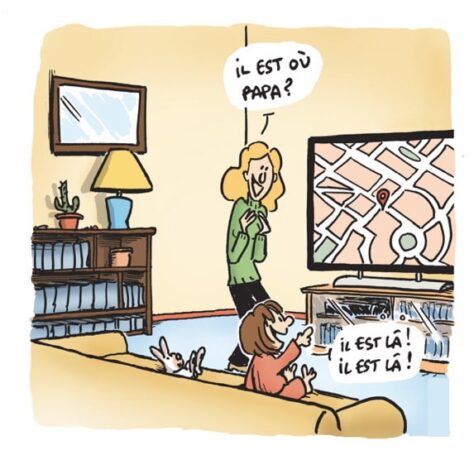 illustration la géolocalisation au quotidien