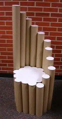 creation atelier : tabouret en carton creation atelier : tabouret en carton