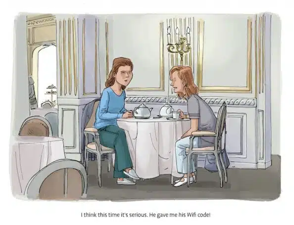 Illustration dessin d'actualité et de société : les jeunes et les écrans Illustration dessin d'actualité et de société : les jeunes et les écrans