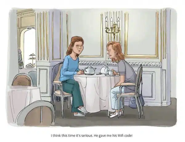 Illustration dessin d'actualité et de société : les jeunes et les écrans Illustration dessin d'actualité et de société : les jeunes et les écrans
