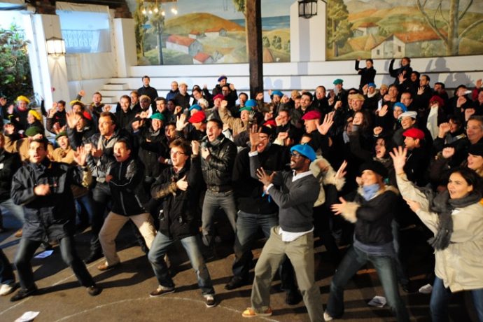 Teambuilding Haka final en groupe Teambuilding Haka final en groupe