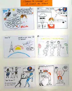 Team Building Ateliers Dessin : exposition des oeuvres et debriefing Team Building Ateliers Dessin : exposition des oeuvres et debriefing