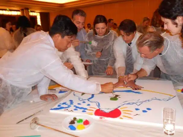 Atelier Team Building Fresque et sa toile Atelier Team Building Fresque et sa toile