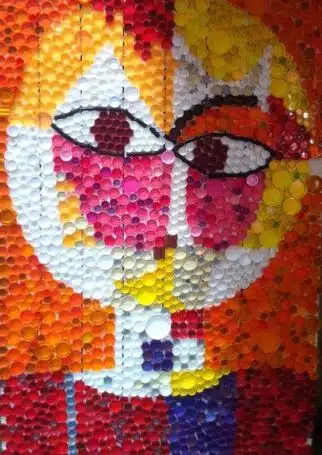 fresque collage recup plastique recyclage ecologique fresque collage recup plastique recyclage ecologique