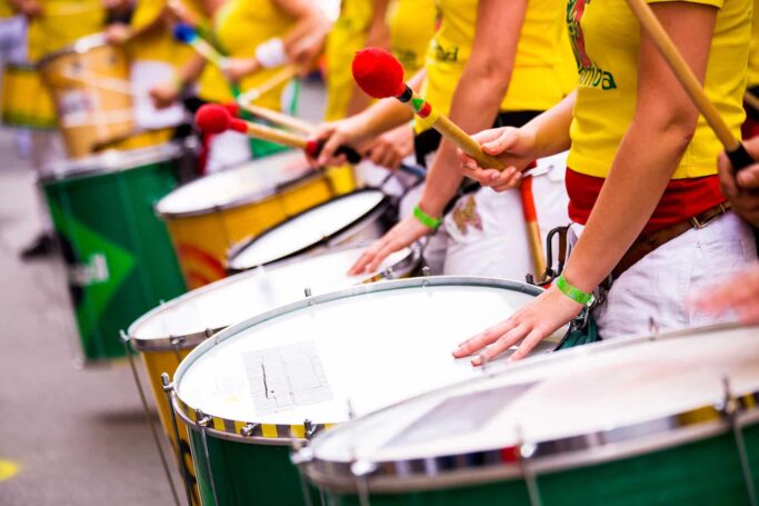 Animation Samba et percussion Drums pour un atelier batucada