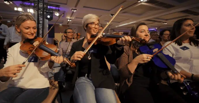 Orchestre Symphony Rock, apprentissage des harmonies Orchestre Symphony Rock, apprentissage des harmonies