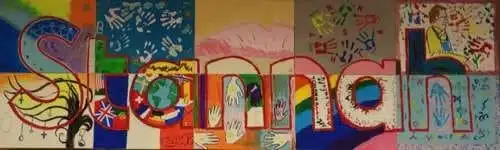 Fresque avec apparition de votre logo Fresque avec apparition de votre logo